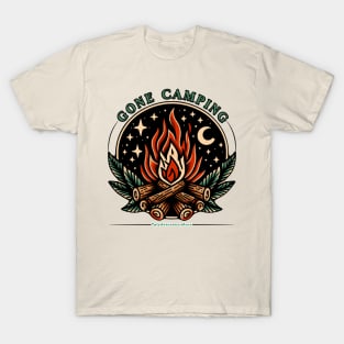 Gone Camping: plz leave me alone T-Shirt